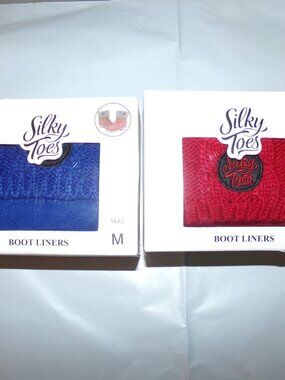Boot liner socks Medium Kids Men's Women's New in box Red or Blue